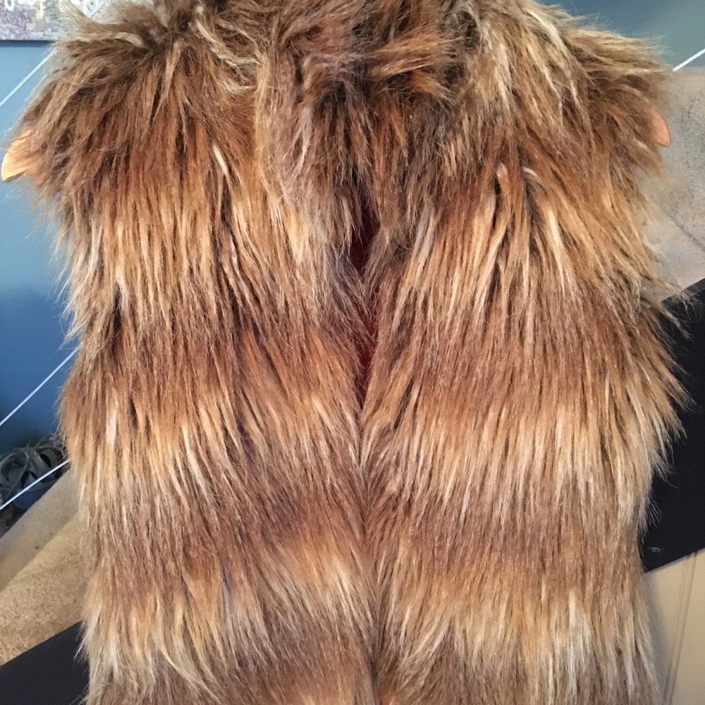 New JACK by BB Dakota faux fur vest